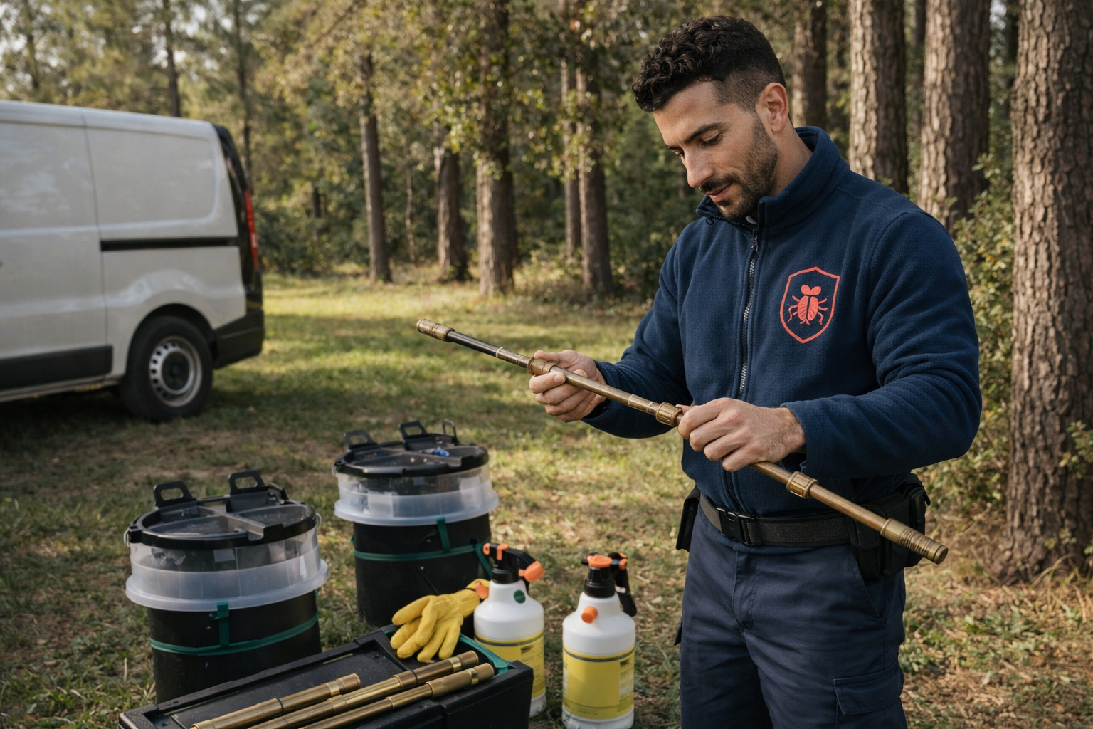 Équipement de protection pour traitement chenille