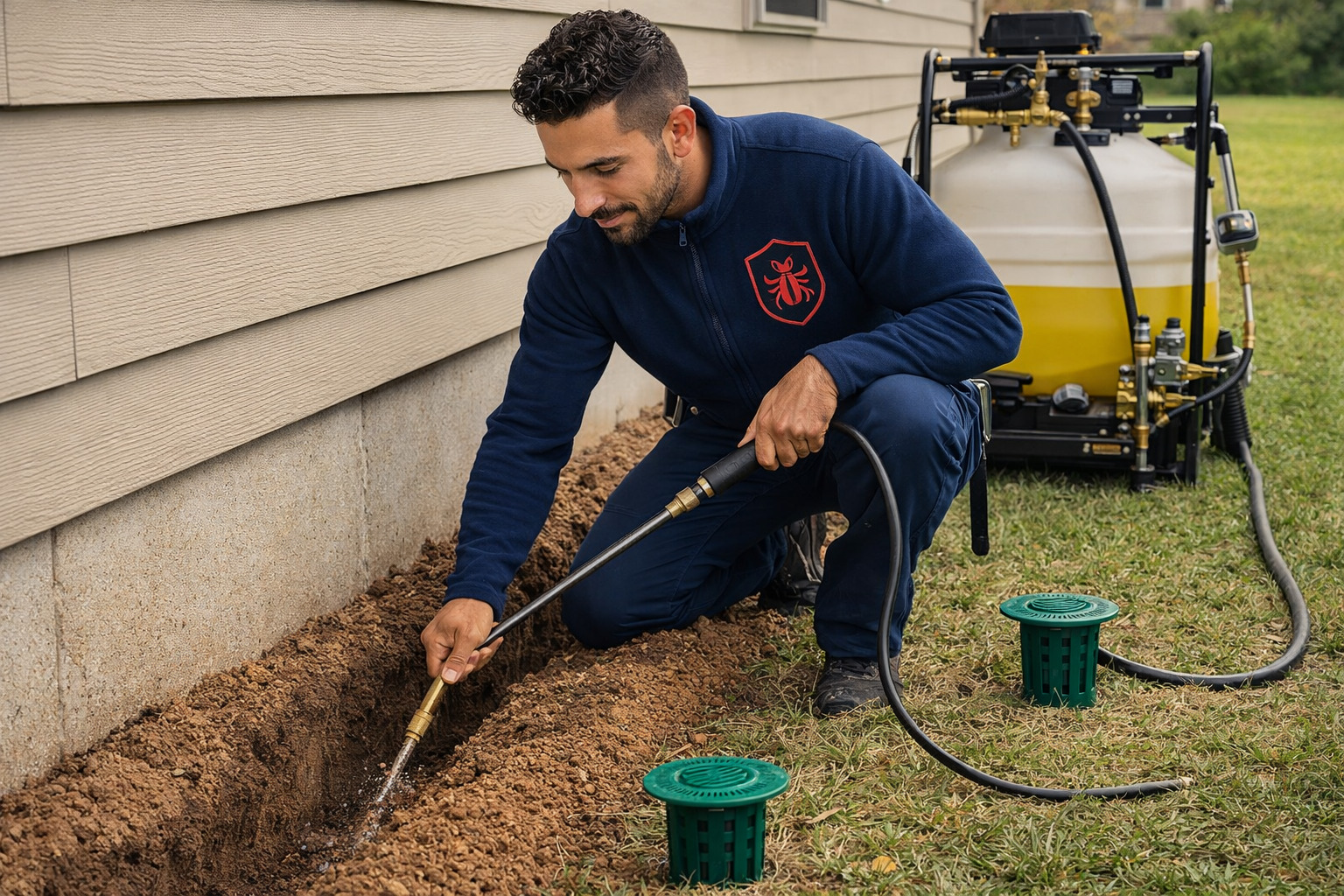 Injection curative dans les bois